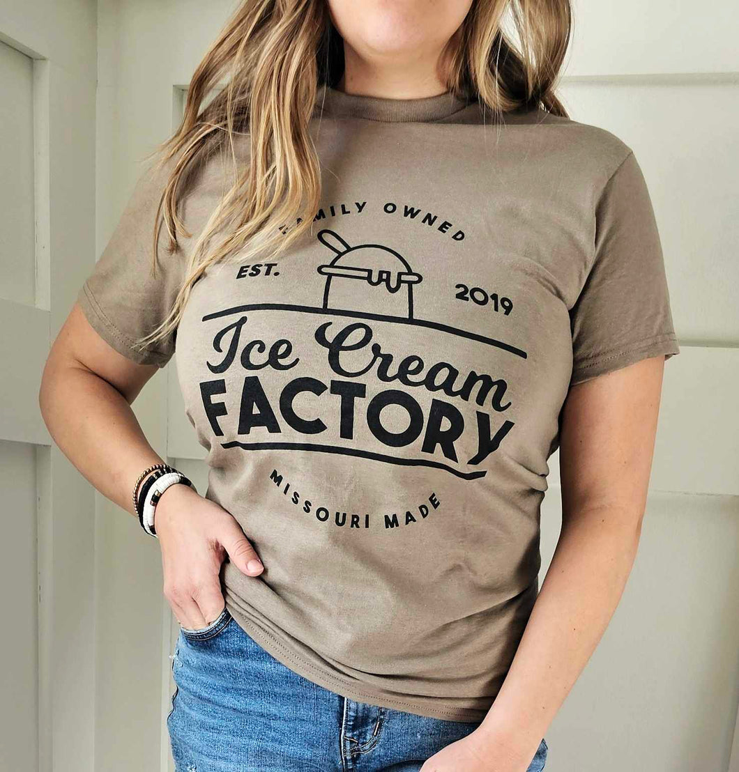 Family Owned - Missouri Made ICF Tee - Camel